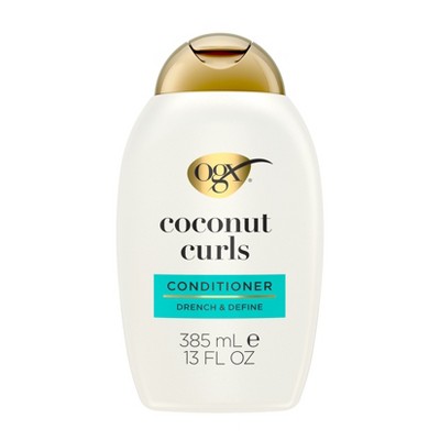 OGX Quenching+ Coconut Curls Conditioner with Coconut Oil, Citrus Oil & Honey - 13 fl oz
