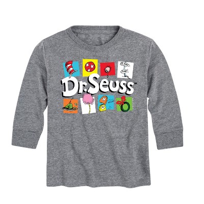 Boys' - Dr. Seuss - Dr. Seuss Icons Long Sleeve Graphic T-Shirt