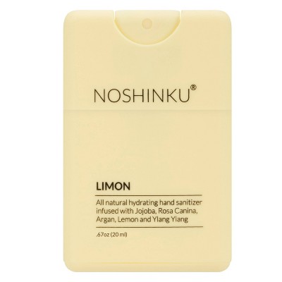 NOSHINKU Refillable Limon Ultra Moisturizing Pocket Sanitizer - Travel Size - 20ml