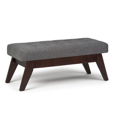 40" Tierney Mid-Century Tufted Ottoman Bench - WyndenHall