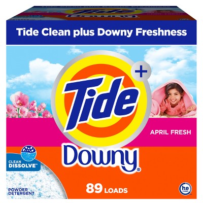 Tide with Downy Powder Laundry Detergent - 89 Loads/132oz