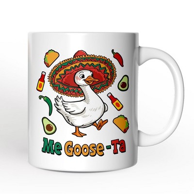 Me Goose-Ta Mug, Mexican Sombrero Goose Gift (Non-Custom Only)| OrnamentallyYou