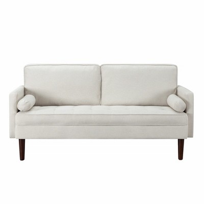 65 inch Modern Couch/Loveseat,Detachable Backrest Minimalist Design Loveseat ,Beige