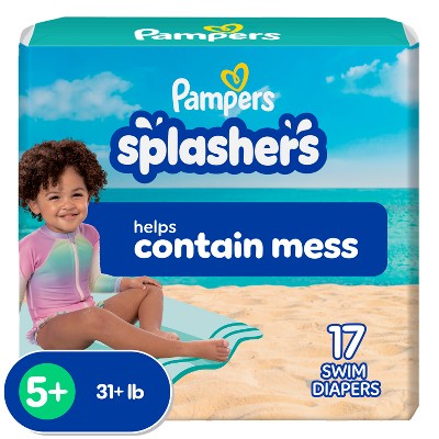 Pampers Splashers Disposable Swim Pants Jumbo Pack - L - 17ct