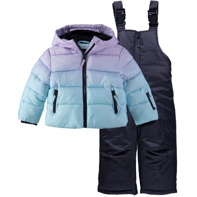 Rothschild Little/Big Girls' Ski Jacket and Snowbib Snowsuit Sets