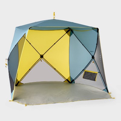 Beach Shelter Yellow - 4 Hub Shelter - Embark™