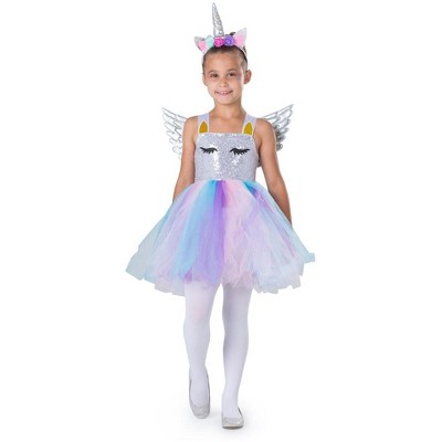 Dress Up America Unicorn Costume Dress for Girls