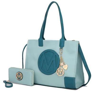 MKF Collection Louise Women’s Tote Bag and Wallet Set by Mia K