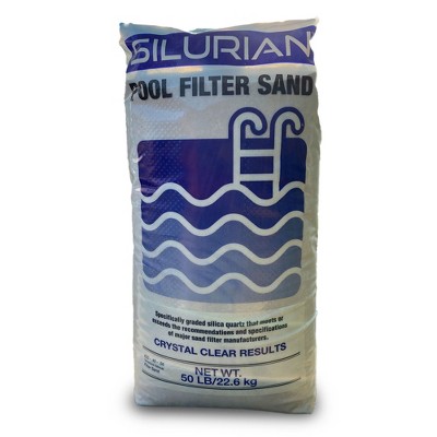 US Silica SILURIAN 20 Grade Angular Pool Filter Sand, Washed and Screened Angular Particles, Ideal for Pool Filtration and Optimal Water Clarity