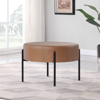 Modern Round Ottoman - HomePop