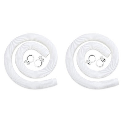 Funsicle P56000017 Universal Hose Kit, Replacement Hose for Above-Ground Pools, Hose with 2 Clamps, 59" Long x 1.5" Diameter, (2 Pack)
