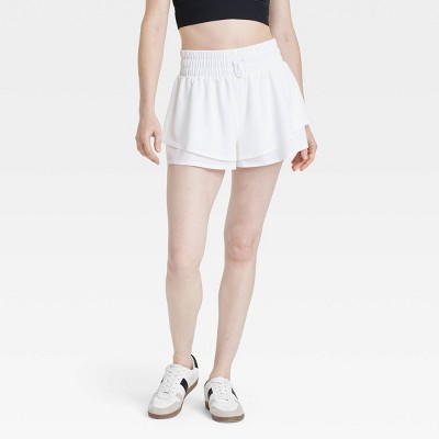 Women's Double Layer Woven Mid-Rise Shorts 2.5" - JoyLab™