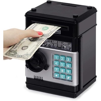 Ready! Set! Play! Link Kids Piggy Bank ATM Style For Coins & Bills Electronic Toy Makes A Great Gift