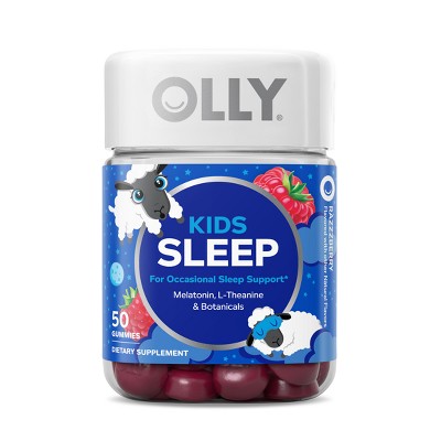OLLY Kids 0.5 Melatonin Sleep Support Gummies - Raspberry