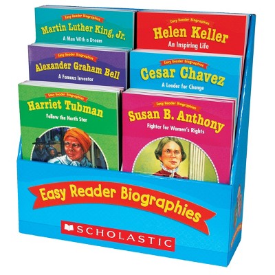 Scholastic Teaching Solutions Easy Reader Biographies Book Set, 60 Books, 5 Copies of 12 Biographies