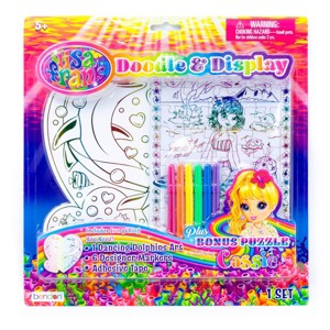 Bendon Lisa Frank Dancing Dolphins Doodle and Display - 1 of 4