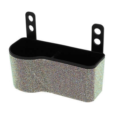 Unique Bargains Car Trash Can Portable Front Seats Trash Bin Assorted Color 1 Pc