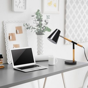 Wooden Pivot Desk Lamp - Simple Designs - 1 of 4